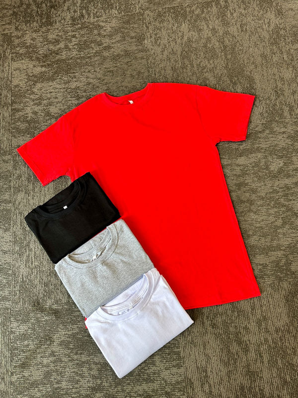 KIT 4 Pecas camiseta manga curta masculina ótimo preço e oferta com cores variadas