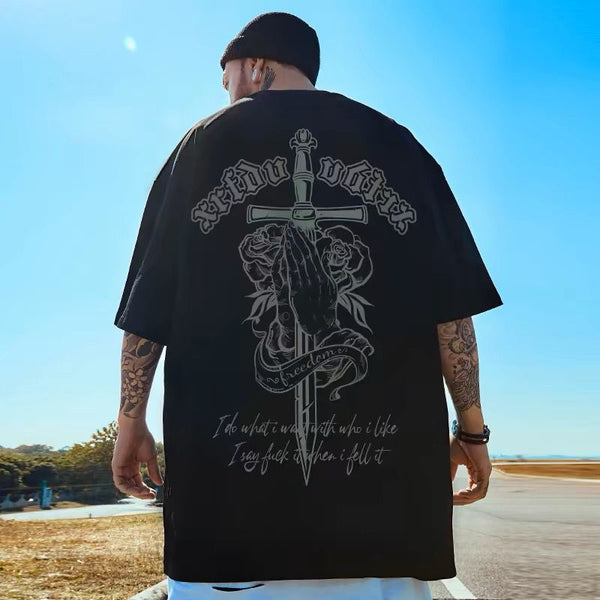 Camisa Oversized  Camiseta Larga Streetwear Oversize #043